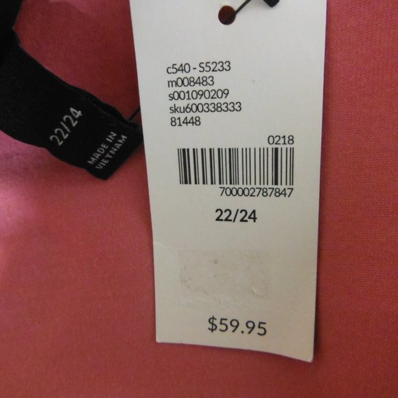 NWT Lane Bryant Rose Colored Swing Tank Dress - Picture 4 of 8